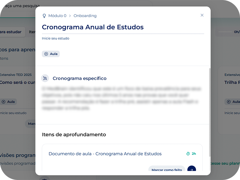 Cronograma estratégico